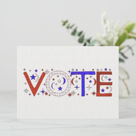 投票 招待状 (スタンド正面)