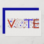 投票 招待状 (正面/裏面)