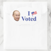 投票 楕円形シール (バッグ)