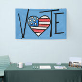 投票 横断幕 (トレードショー)