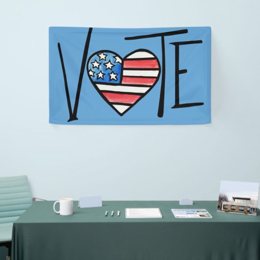 投票 横断幕 (トレードショー)