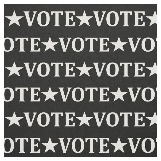 投票。米国大統領の選挙。愛国的な。ブラック ファブリック (見本)