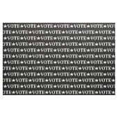 投票。米国大統領の選挙。愛国的な。ブラック ファブリック (ファットクウォーター)