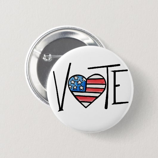 投票 缶バッジ (正面&裏面)