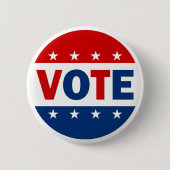 投票 缶バッジ (正面)