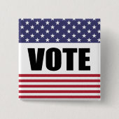 投票 缶バッジ (正面)