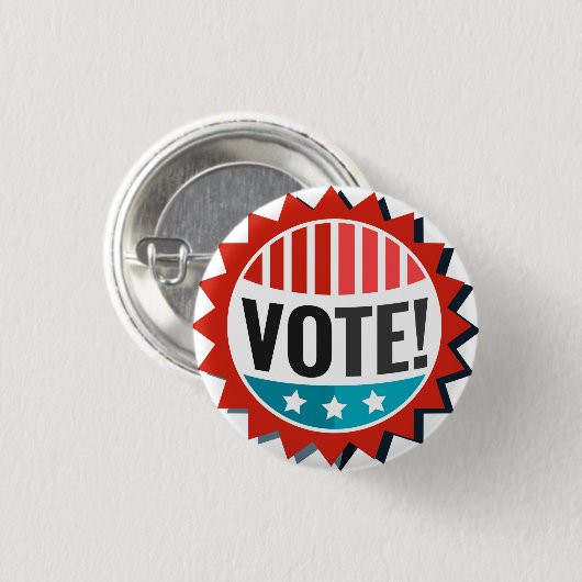 投票 缶バッジ (正面&裏面)