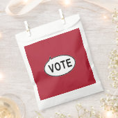 投票 – 赤 フェイバーバッグ (クリップ留めされた状態)