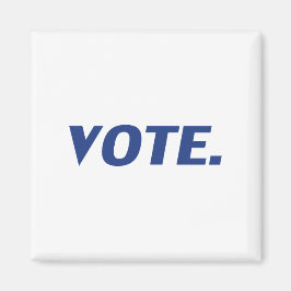 "投票"青、白 –  マグネット