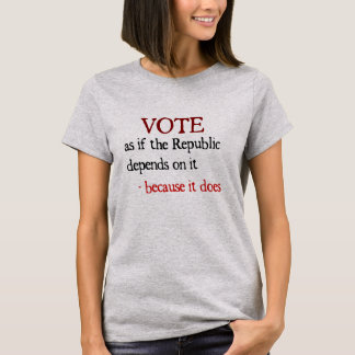 投票 Tシャツ