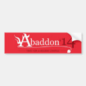 投票Abaddon バンパーステッカー (正面)