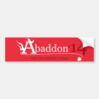投票Abaddon バンパーステッカー