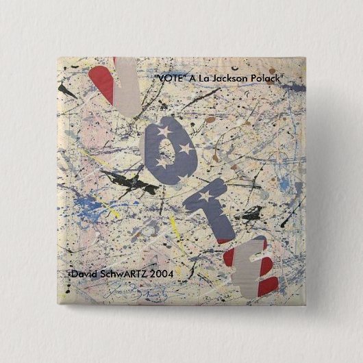 投票AlジャクソンPolack.artzworks.c… -カスタマイズ 缶バッジ (正面)