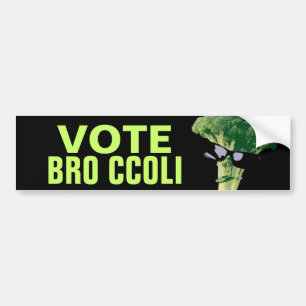 投票Bro Ccoli バンパーステッカー