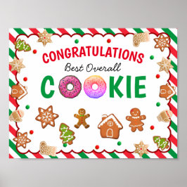 投票Cookieの署名 ポスター