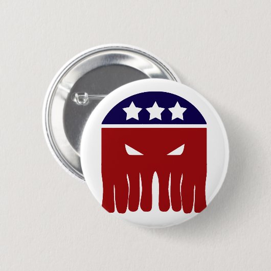 投票Cthulhu 缶バッジ (正面&裏面)