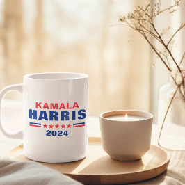 投票Kamala Harris 2024キャンペーンコーヒーマグ コーヒーマグカップ