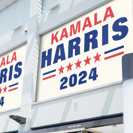 投票Kamala Harris 2024選挙ビニールバナーサイン 横断幕