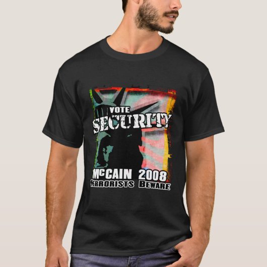 投票MCCAIN… Tシャツ (正面)