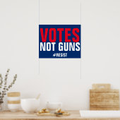 投票Not Guns Resist ポスター (キッチン)