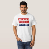 投票SANTORUM 2012印 Tシャツ (正面フル)