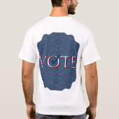 投票Tシャツ Tシャツ (裏面)