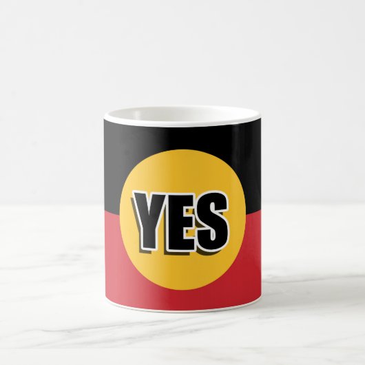 投票yes コーヒーマグカップ (中央)