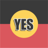 投票yes シール (正面)