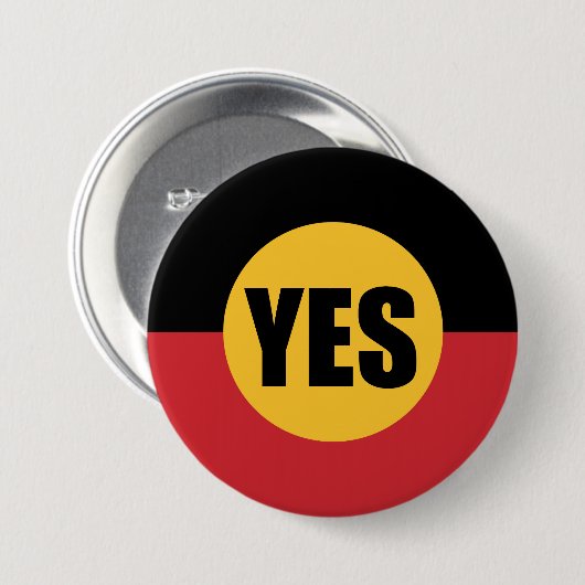 投票yes 缶バッジ (正面&裏面)