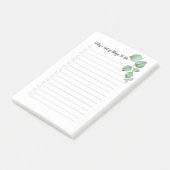 投稿メモ4"x6"緑のつる植物一覧 ポストイット (アングル)