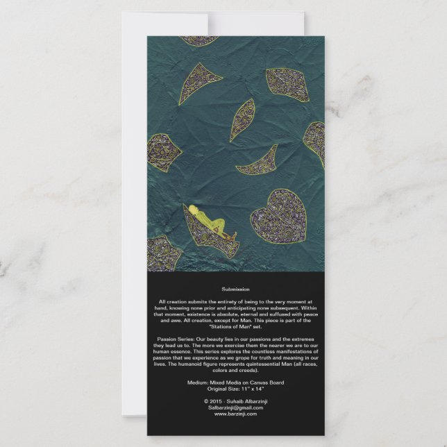 投稿 – Passion of Muhammad - Long Card (正面)