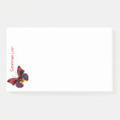 投稿Itメモショッピングリスト赤い蝶 ポストイット (正面)