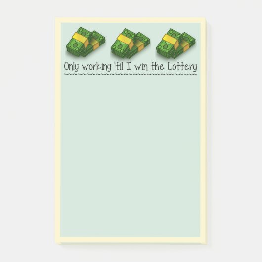 投稿Itメモ：唯一の作業til'私はロターに勝つ ポストイット (正面)