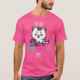 投薬おもしろい猫おもしろい投薬1 Tシャツ