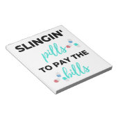 投薬して請求書を支払う2 ノートパッド (アングル)