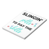 投薬して請求書を支払う2 ノートパッド (回転)