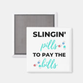 投薬して請求書を支払う2 マグネット (正面/裏面)