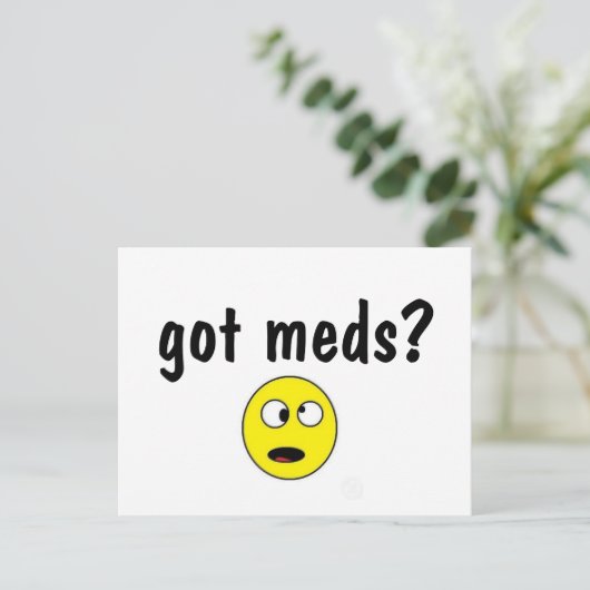 投薬はがき ポストカード (スタンド正面)