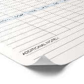 投薬トラッカー印刷可能 ポスター (角)