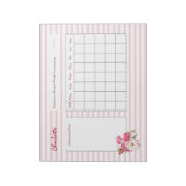 投薬ログシーパーソナライズされたト ノートパッド (回転)