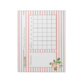 投薬ログパーソナライズされた ノートパッド (回転)