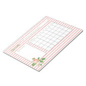 投薬ログパーソナライズされた ノートパッド (アングル)