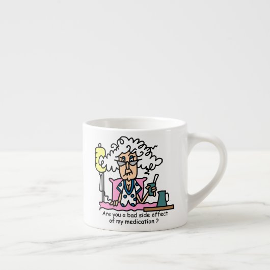 投薬副作用ユーモア エスプレッソカップ (右)