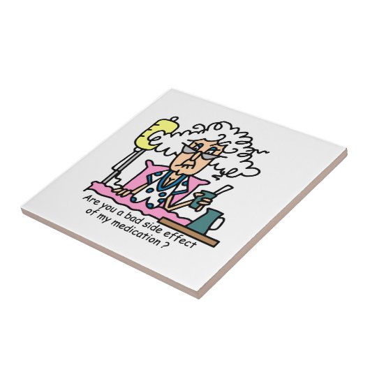 投薬副作用ユーモア タイル (側面)