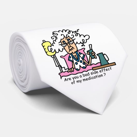 投薬副作用ユーモア ネクタイ (ロール)