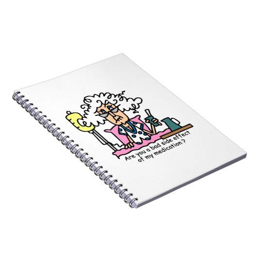 投薬副作用ユーモア ノートブック (右側)