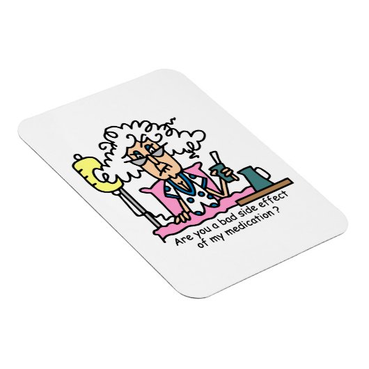 投薬副作用ユーモア マグネット (右側)