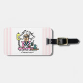 投薬副作用ユーモア ラゲッジタグ (正面横)