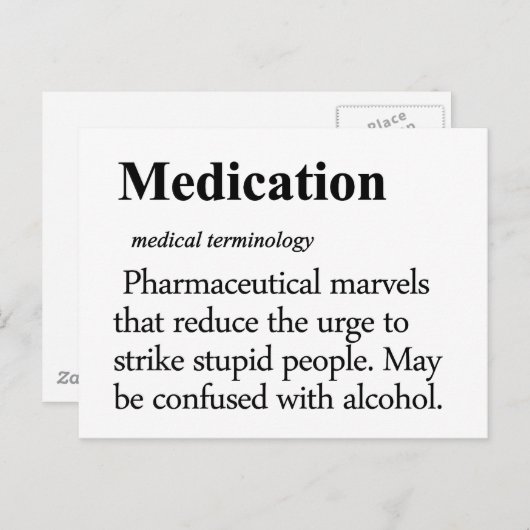 投薬定義 ポストカード (正面/裏面)