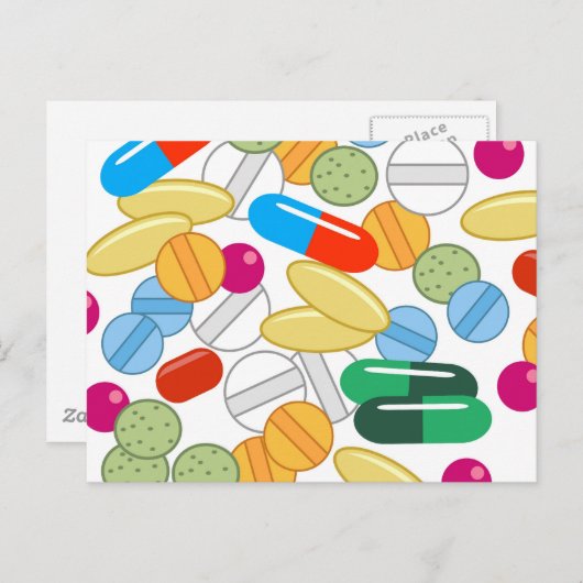 投薬 ポストカード (正面/裏面)